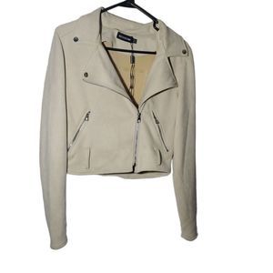 Pretty little thing Faux Leather Jacket Size 2